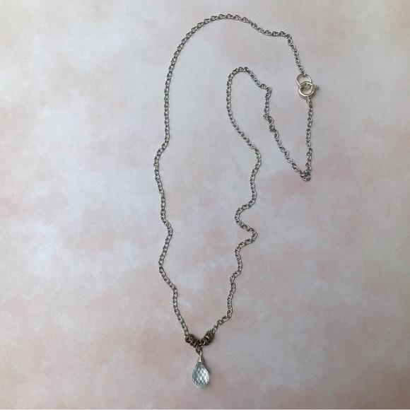 Aquamarine Sundance Charm Necklace - Picture 2 of 10